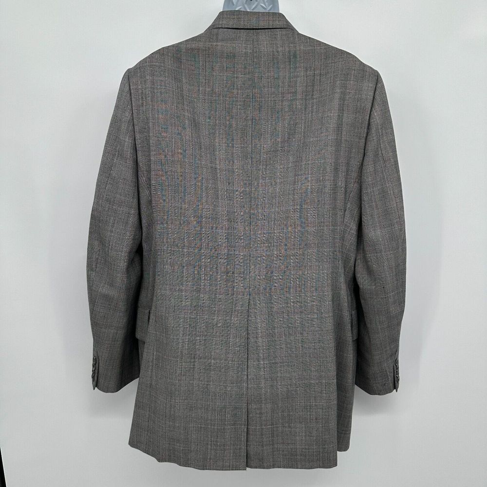 Vintage 70s Neiman Marcus Blazer Vest Mens Size 46 Extra Long Glenurquhart Check - Picture 8 of 16